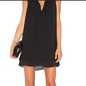 Amanda Uprichard Petite Black Mini Dress